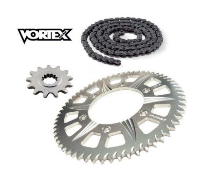 Kit Chaine STUNT - 15x65 - CB600F HORNET 98-06 HONDA Chaine Grise