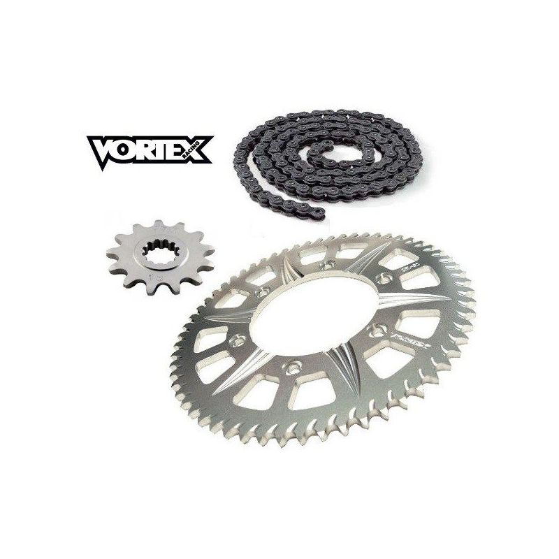 Kit Chaine STUNT - 15x65 - CBR600 F3  97-98 HONDA Chaine Grise