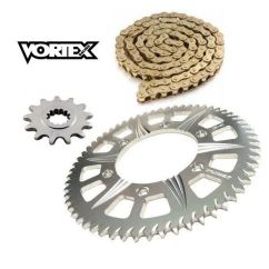 Kit Chaine STUNT - 15x65 - EX650 06-16 KAWASAKI Chaine Or