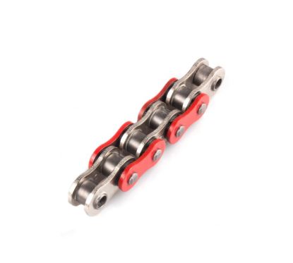 Chaine AFAM 520MX4-G Rouge - 120 Maillons - Att. Semi-pressee