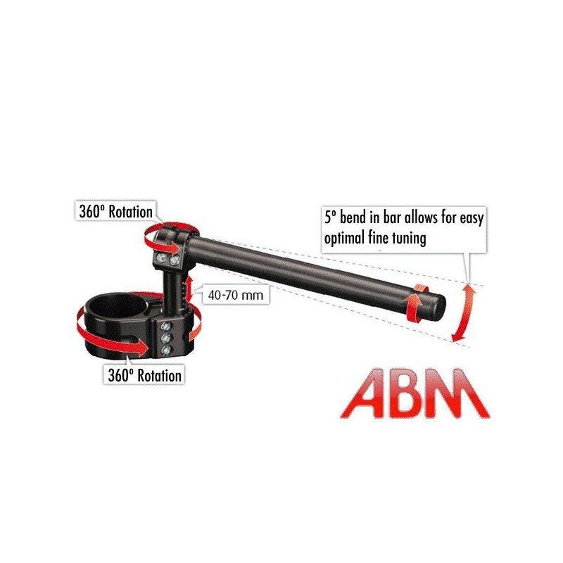 Kit MultiClip ABM Reglable - 1000 RSV4 R Factory - 09 & +  (Kit Touring Version)