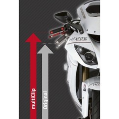 Demi Guidon ABM MultiClip - 25,4mm - Ø39mm - Rehausse : +40mm (SPORT)