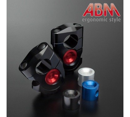 Pontets ABM VarioRiser 1" - NOIR - Axe : NOIR