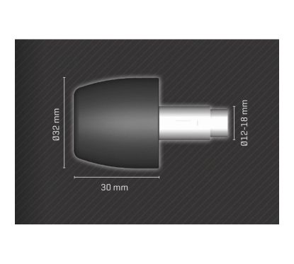 Embout de Guidon ABM - BasicCap - Titane