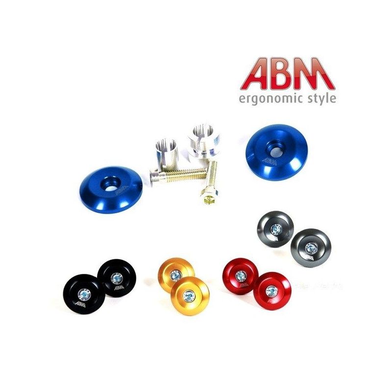 Embout de Guidon ABM - ShortCap - Argent