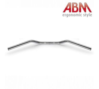 Guidon Superbike ABM Metal - Chrome - 22,2mm