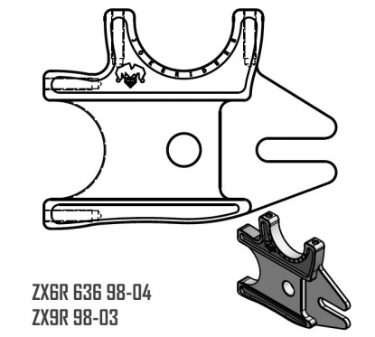 Platine Double - CBR600FS F4i F4 99-06