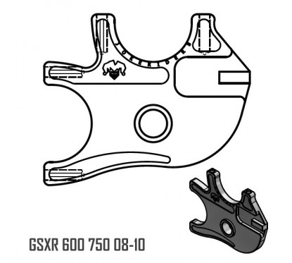 Platine Double - GSXR 600 750 08-10