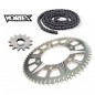 Kit Chaine STUNT - 14x60 - CBR600 F2 F3 91-96 HONDA Chaine Grise