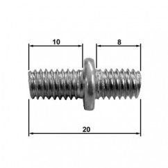 Tige à butée M6x20mm