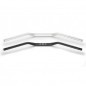 Guidon ABM  Booster Streetbar 0420 - Argent - 28,6mm