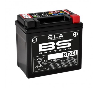 Batterie BS 12v - 4ah - BTX5L - 113*70*105