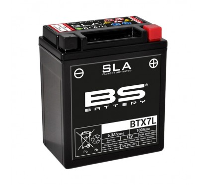 Batterie BS 12v - 6ah - BTX7L - 113*73*130