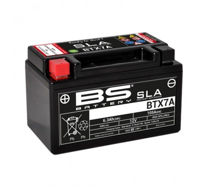 Batterie BS 12v - 6ah - BTX7A - 150*87*93