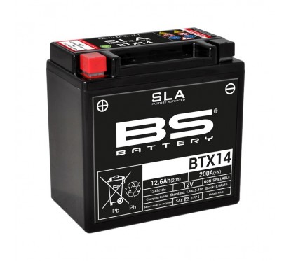 Batterie BS 12v - 12ah - BTX14  - 150*87*145