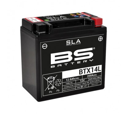 Batterie BS 12v - 12ah - BTX14L  - 150*87*145