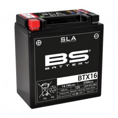 Batterie BS 12v - 14ah - BTX16 - 150*87*161