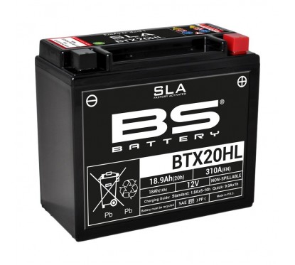 Batterie BS 12v - 18ah - BTX20HL - 175*87*155