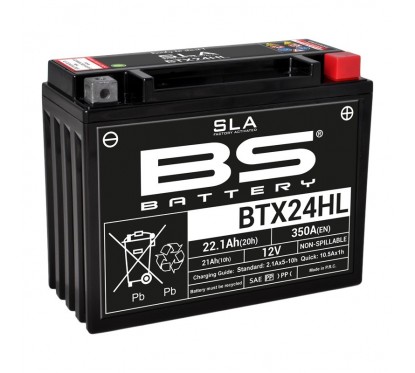 Batterie BS 12v - 21ah - BTX24HL  - 205*87*162