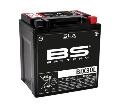 Batterie BS 12v - 30ah - BIX30L - 165*125*175