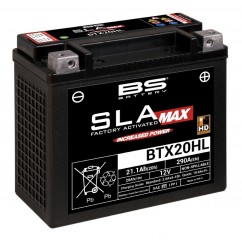 Batterie BS 12v - 20ah - BTX20HL  - 176*87*154 Pour HARLEY DAV