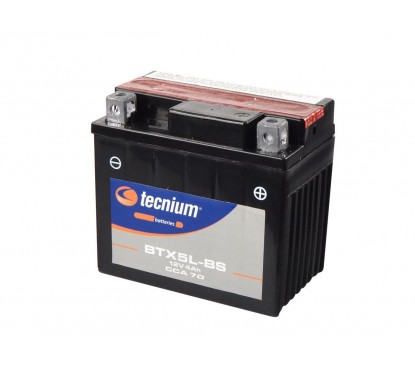 Batterie TECNIUM 12v - 4ah - YTX5L-BS - 113*70*105