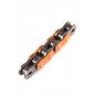 Chaine AFAM 520MX4-G Orange - 120 Maillons - Att. Semi-pressee