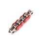 Chaine AFAM 520MX4-G Rouge - 120 Maillons - Att. Semi-pressee