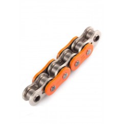 Chaine AFAM 520XHR2-O Orange - 130 Maillons - Att. Rivet