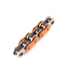 Chaine AFAM 520XRR2-O Orange - 120 Maillons - Att. Semi-pressee