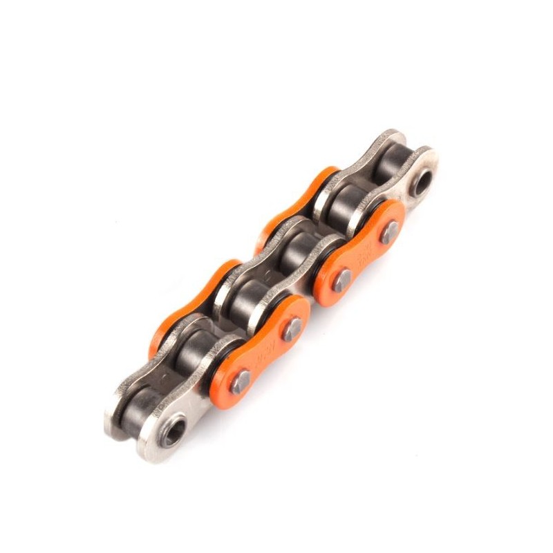 Chaine AFAM 520XRR2-O Orange - 120 Maillons - Att. Semi-pressee