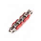 Chaine AFAM 520XRR2-R Rouge - 120 Maillons - Att. Semi-pressee