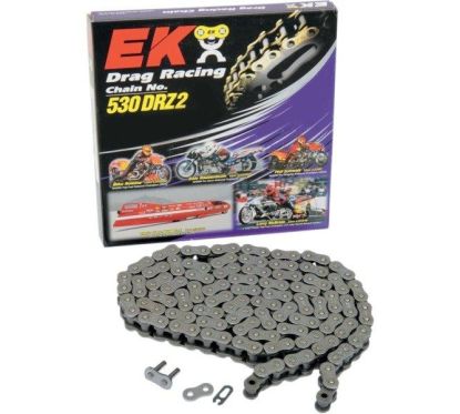 Chaine EK 530 - DRZ2 - 150 Maillons - Grise - Att.Rapide