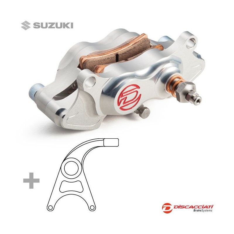Kit Etrier + Platine Arriere - SUZUKI GSX R 1000 07-11 Kit Etrier + Platine Arriere - SUZUKI GSX R 1000 07-11