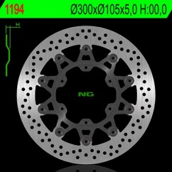 Disque avant NG BRAKE BMW  F700 GS 13-16 (3501194) Rond - Semi Flottant