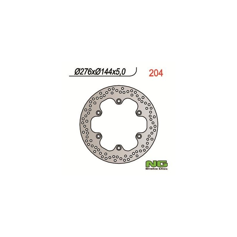 Disque avant NG BRAKE HONDA  CBR125R 03-09 (350204) Rond - Fixe