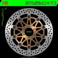 Disque avant NG BRAKE HONDA  CB1000 Big One 94-96 (3501180) Rond - Semi Flottant