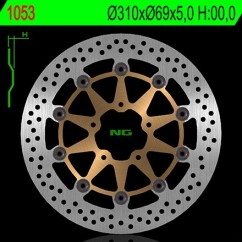 Disque avant NG BRAKE KAWASAKI  KLV1000 04-07 (3501053) Rond - Semi Flottant