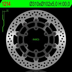 Disque avant NG BRAKE SUZUKI  GSXR750 08-16 (3501214) Rond - Semi Flottant