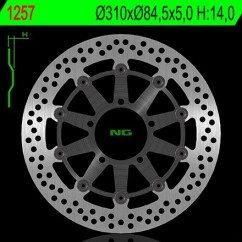 Disque arriere NG BRAKE HARLEY DAVIDSON  XL XLH Sportster 883 00-06 (3501247) Rond - Fixe