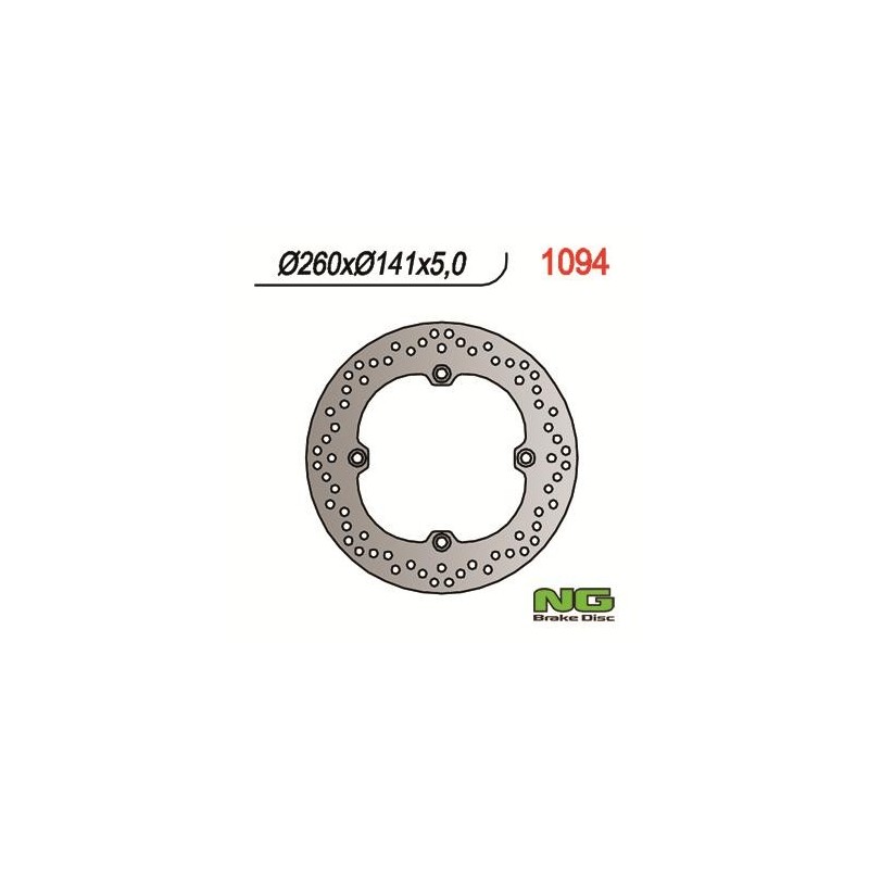 Disque arriere NG BRAKE KAWASAKI  KLV1000 04-07 (3501094) Rond - Fixe