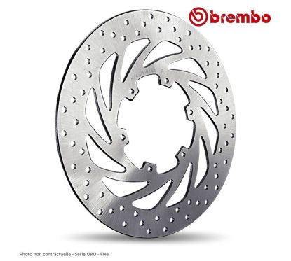 Disque arriere BREMBO TRIUMPH Street Triple 675/ R 13-16 SF ( 68B407H6 ) Serie ORO - Fixe