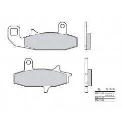 Plaquettes de frein BREMBO 07SU15SA métal fritté