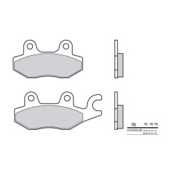 Plaquettes de frein BREMBO 07HO4008 organique