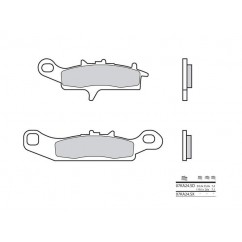 Plaquettes de frein BREMBO 07KA24SX métal fritté