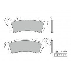 Plaquettes de frein BREMBO 07HO44SA métal fritté