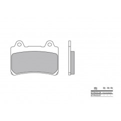 Plaquettes de frein BREMBO 07YA35SA métal fritté