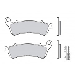 Plaquettes de frein BREMBO 07HO57SA métal fritté