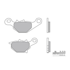 Plaquettes de frein BREMBO 07SU31SD métal fritté