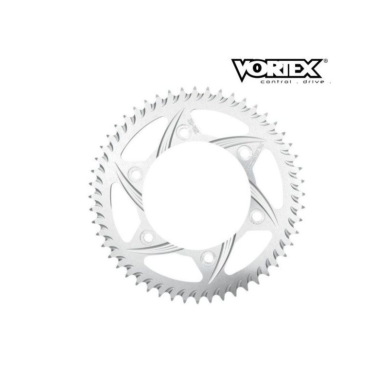 Couronne VORTEX - KAWASAKI Z1000 07-09 - Argent (ref:454)